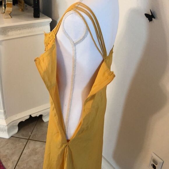NWT Show Me Your Mumu - Yellow Slip Dress - XS - Picture 11 of 16